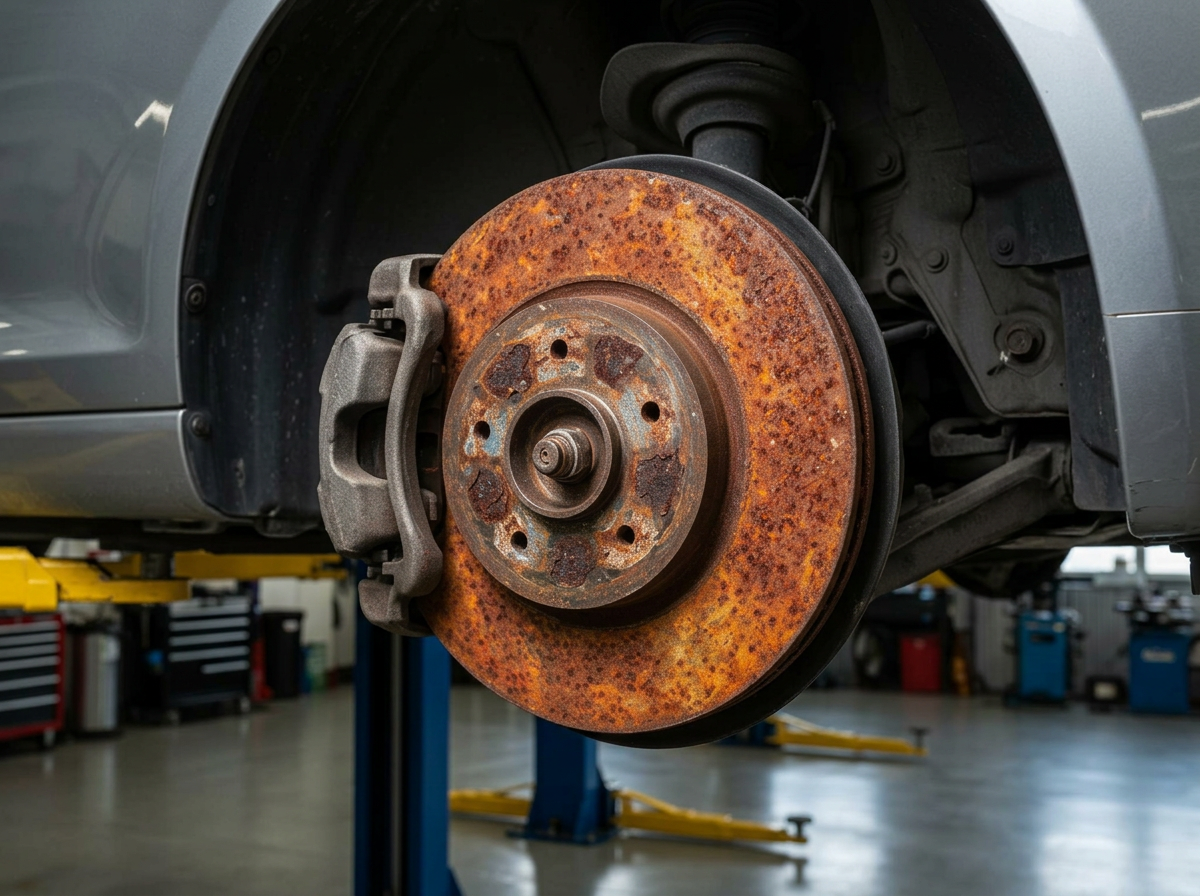 Brake Rotor Replacement before rebuild