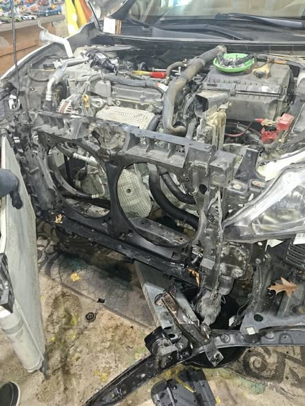 Front-end disassembly and engine bay work