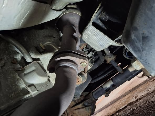 Exhaust and undercarriage repair